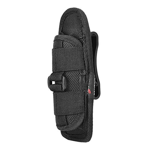Torch Carry Belt Pouch LED Flashlight Holder 360 Degrees Rotatable Nylon Holster